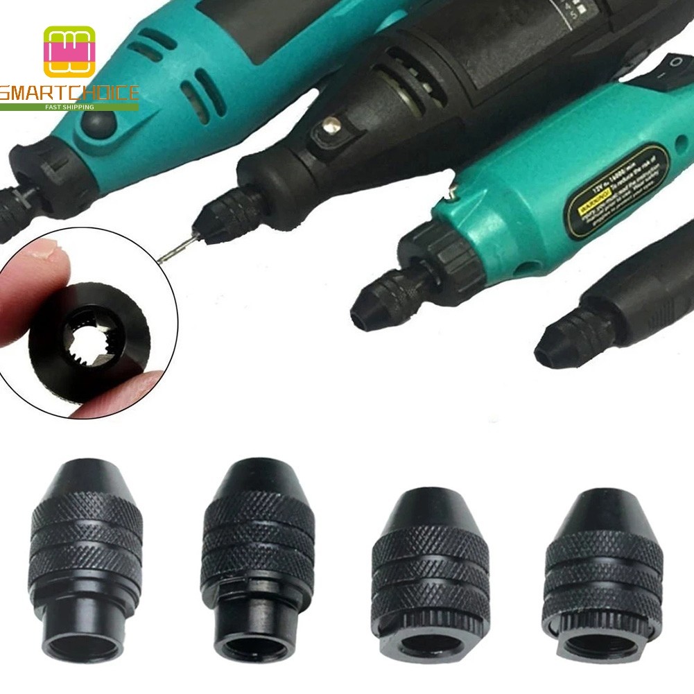 [SMARTCHOICE] 0.3-3.4 มม.Mini Multi Chuck Keyless Quick Change Three-Jaw เจาะ Chuck M7 M8x0.75❀