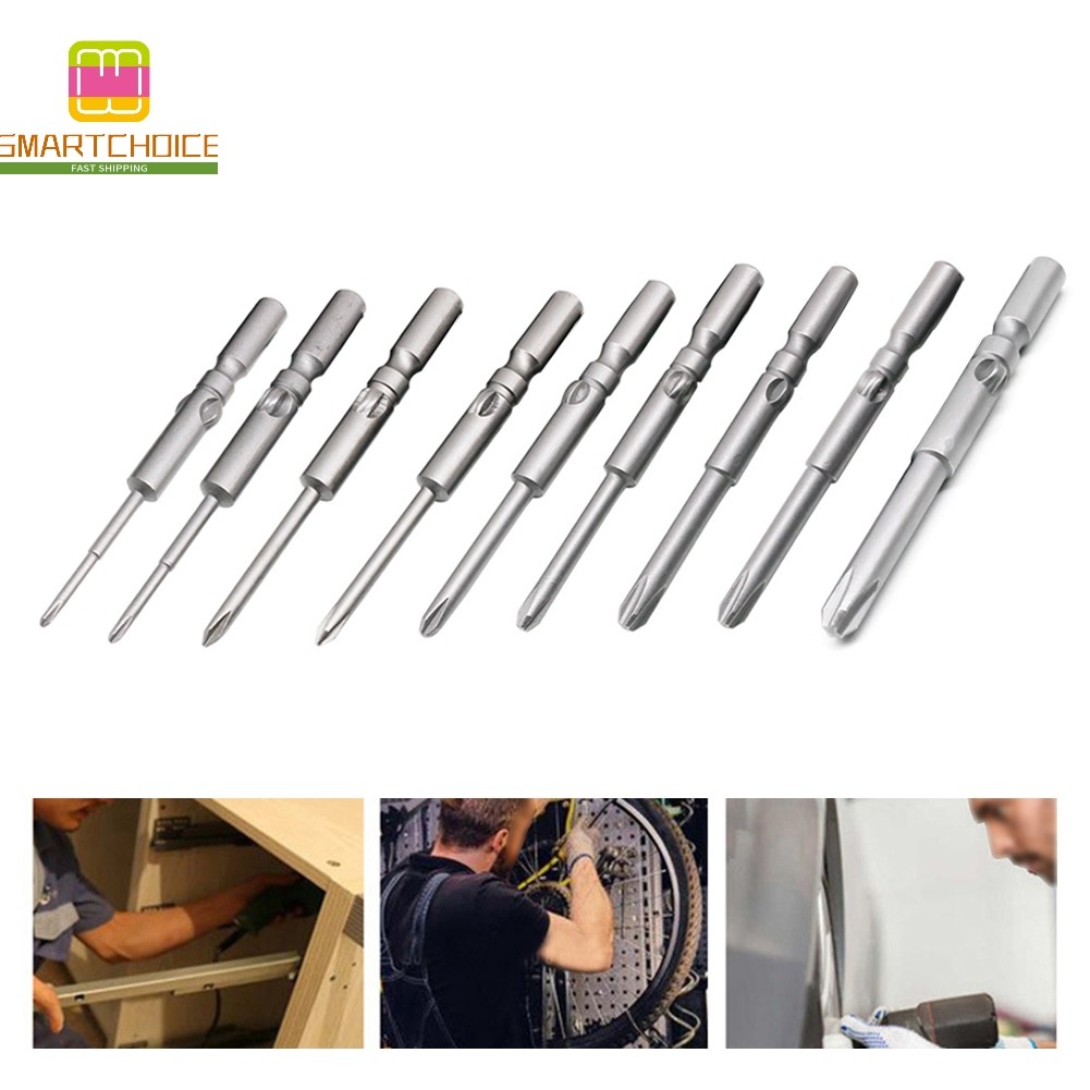 [SMARTCHOICE] ดอกไขควงกลม 4 มม. PH00 PH0 PH1 PH2 ดอกไขควงแม่เหล็กไฟฟ้าครอสสําหรับ 800❀