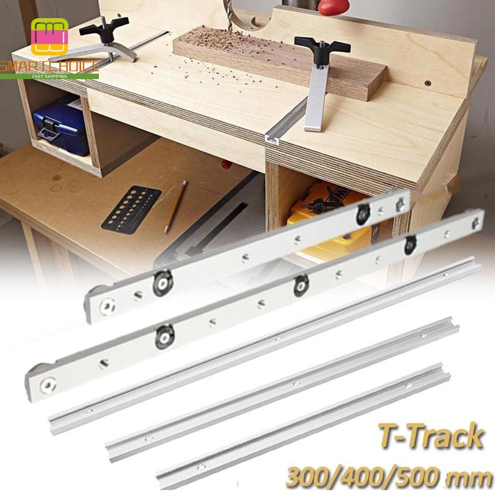 [SMARTCHOICE] อลูมิเนียมอัลลอยด์ T-tracks Slot Miter Track และ Miter Bar Slider Table Saw Miter❀