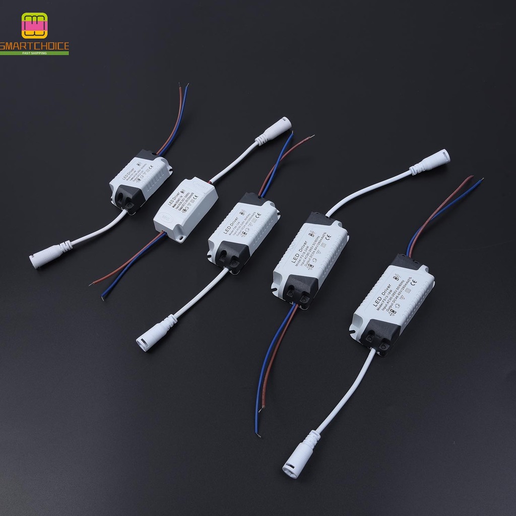 [SMARTCHOICE] AC90~265V 3~24W LED Driver Power Supply Adapter Transformer สําหรับไฟ LED❀