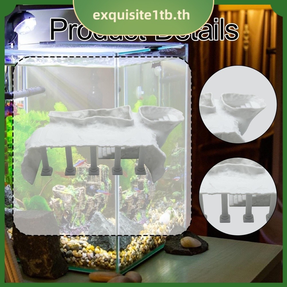 [GC]คอลัมน์โรมันธรรมชาติ Pleco สําหรับ CAVE อุโมงค์ตกแต่งตู้ปลาเรซินสําหรับปลา