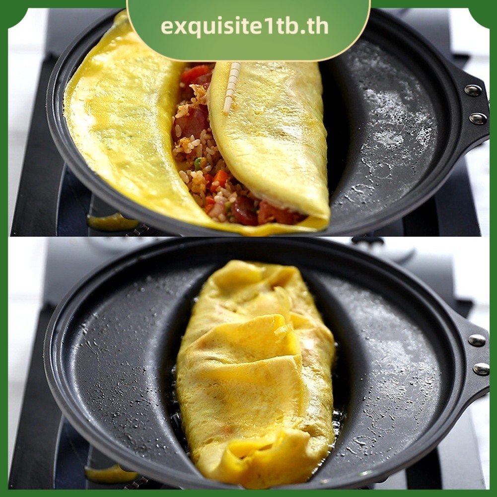 [GC]Nonstick Omurice Pan สําหรับเตาแก๊สอลูมิเนียมกระทะไข่อาหารเช้า Fryer Simple