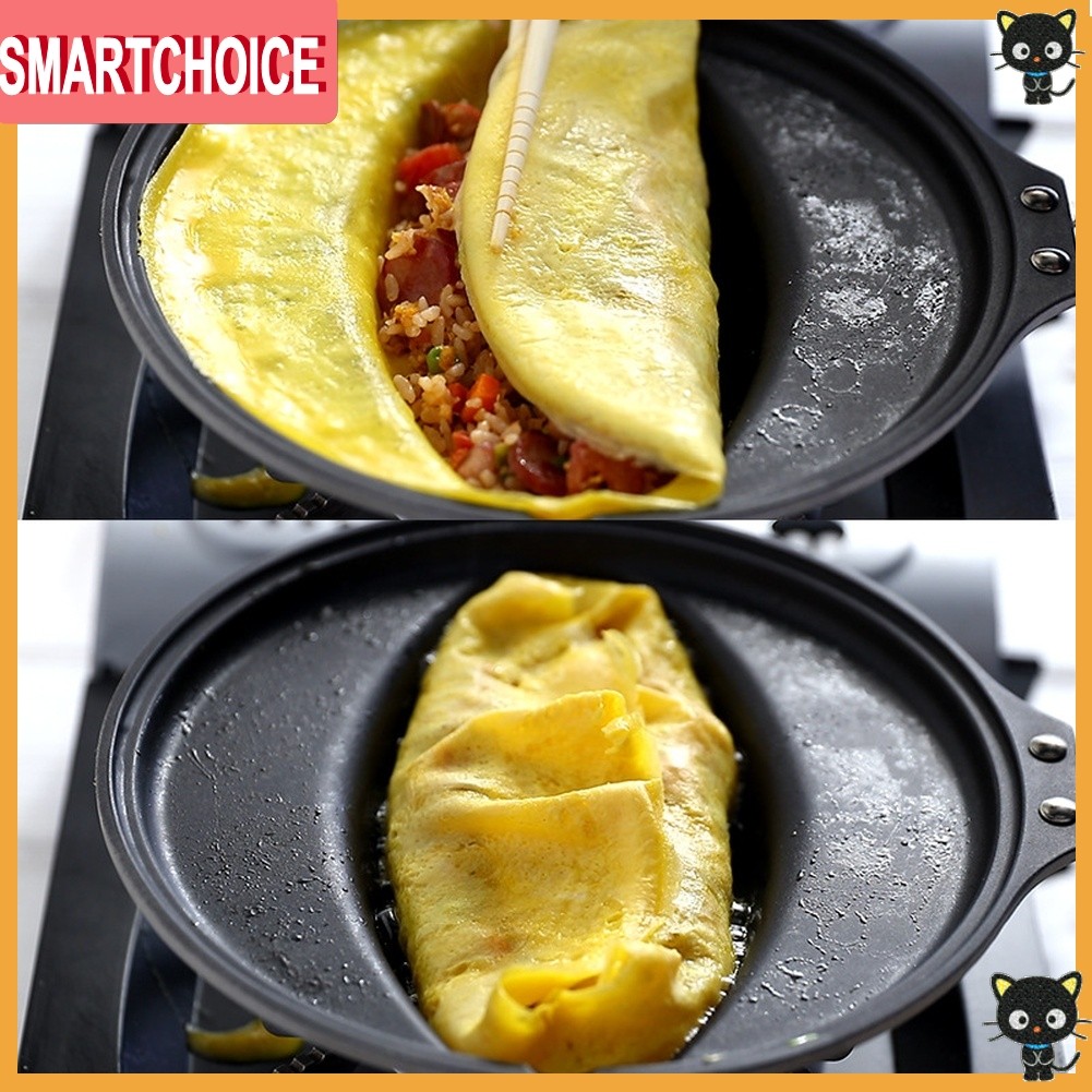 [DEC-สินค้าใหม่] กระทะนอนสติ๊ก Omurice สําหรับเตาแก๊สอลูมิเนียมอัลลอยด์กระทะไข่อาหารเช้าทอดเรียบง่าย