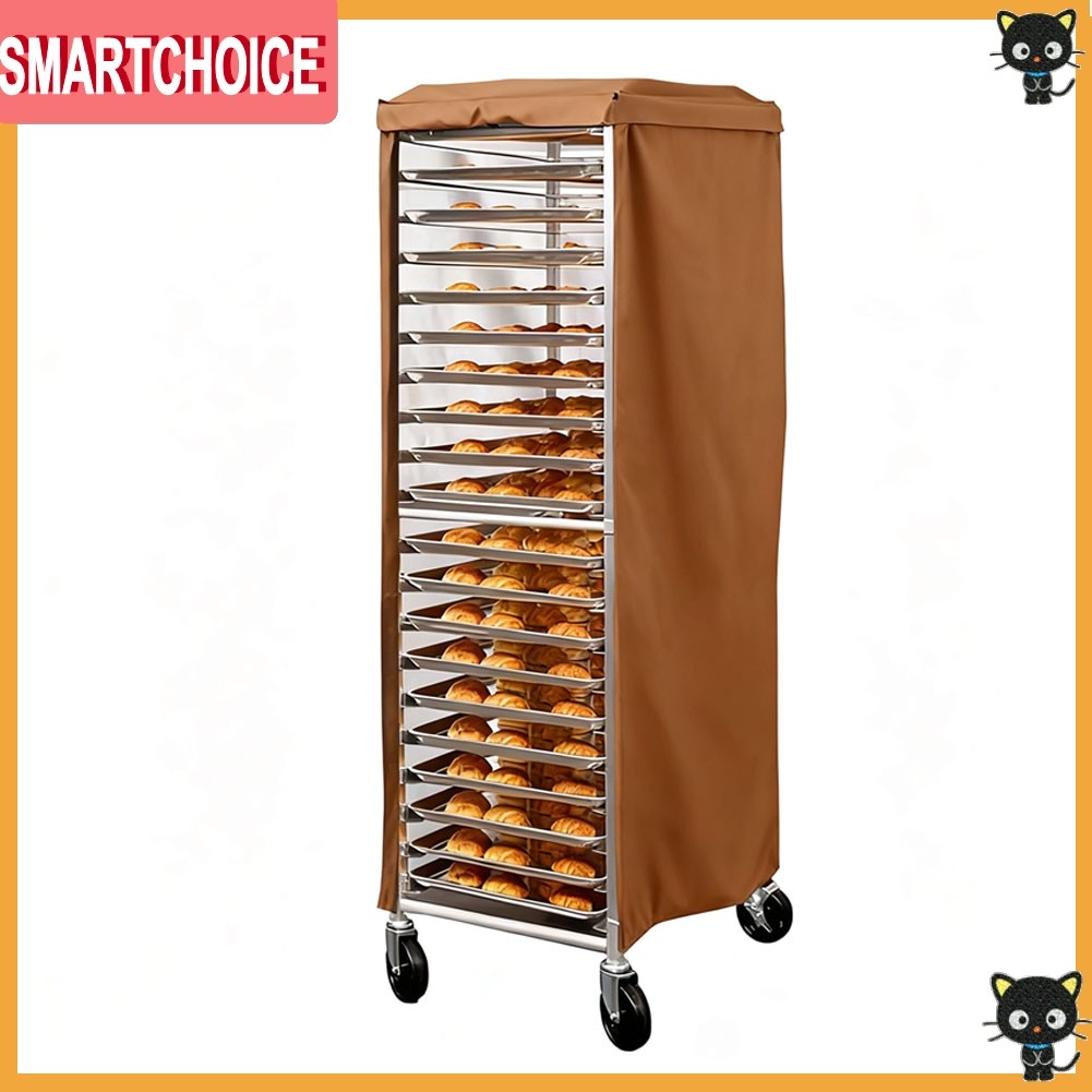 [DEC-New Arrivals] ฝาครอบแร็คกระทะกันน้ํา - การป้องกันชั้นวางเบเกอรี่กันฝุ่น, 23x28x64in❀