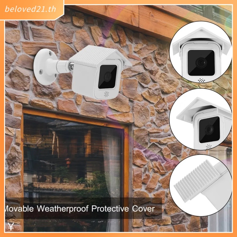 [BV]สําหรับ Wyze Cam สําหรับ V3 Weatherproof ฝาครอบป้องกันพร้อมผนังหมุนได้ 360 องศา