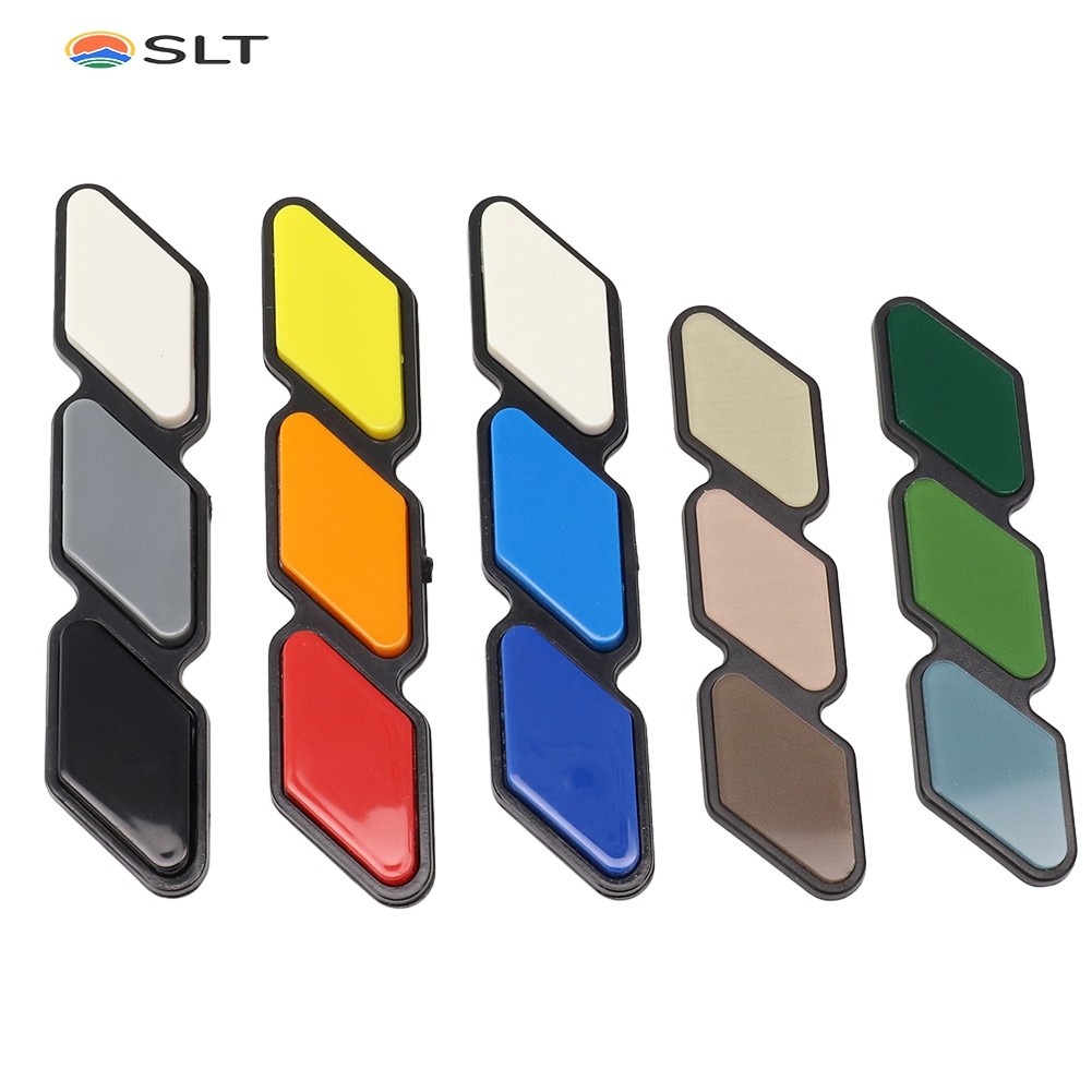 SLT HOTTri-สี 3 Grille Badge EmblemสําหรับToyotaสําหรับ4RunnerสําหรับRav4สําหรับHighlande