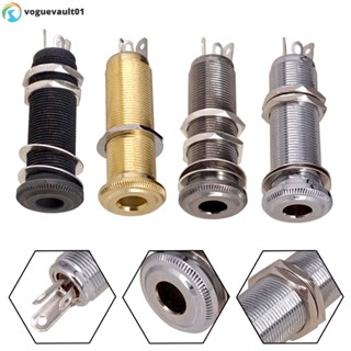 [วัว] กีตาร์ไฟฟ้าเบส6.35มม.ซ็อกเก็ตสเตอริโอ1/4นิ้วแจ็คเอาท์พ…