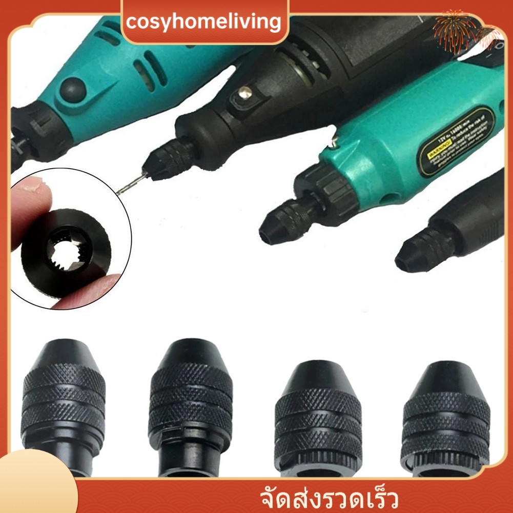 <HOT-COSYH>0.3-3.4 มม.Mini Multi Chuck Keyless Quick ChangeสามJawเจาะเชยM7 M8x0.75❀