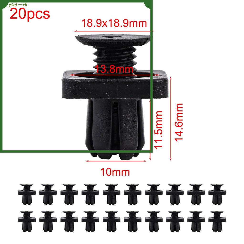 20x Mudguard คลิป 9514-TG1-T01 สําหรับ Honda สําหรับ HRV สําหรับ Accord สําหรับ Odyssey สําหรับ CRV
