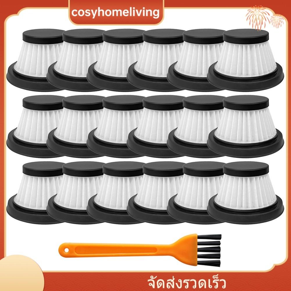 [DEC-New Arrivals] ตัวกรองล้างทําความสะอาดได้ทดแทน 18 แพ็คสําหรับเครื่องดูดฝุ่นเป็ด Horsepower❀