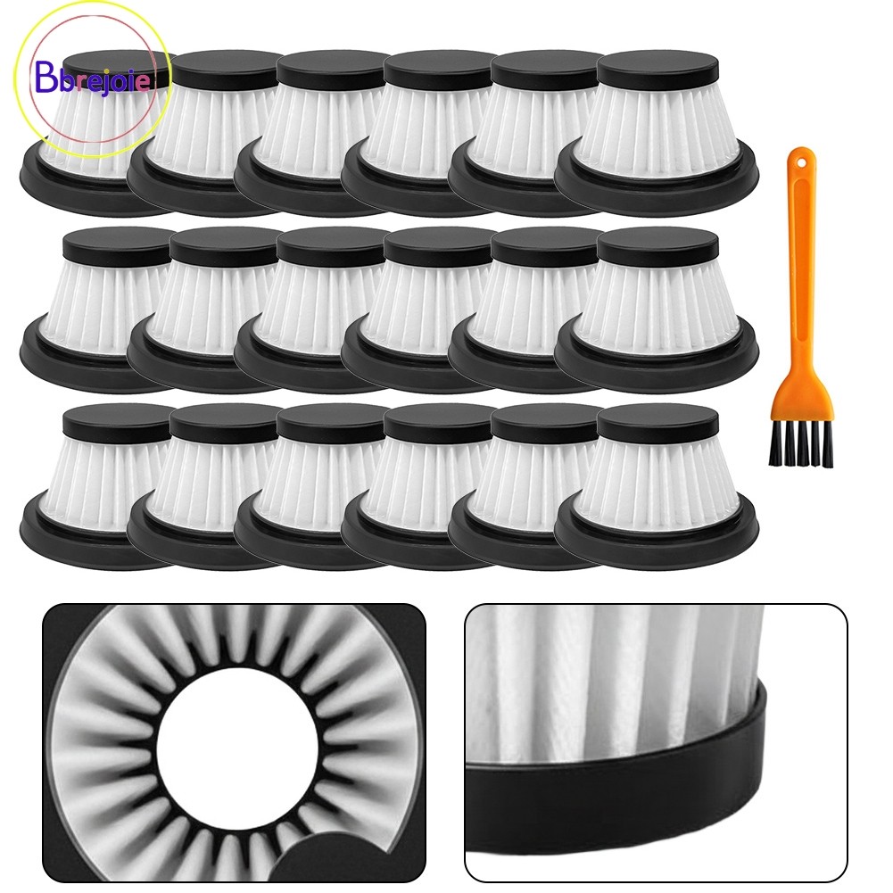 [สินค้าใหม่-Dec> ตัวกรองล้างทําความสะอาดได้ทดแทน 18 แพ็คสําหรับเครื่องดูดฝุ่นเป็ด Horsepower❀