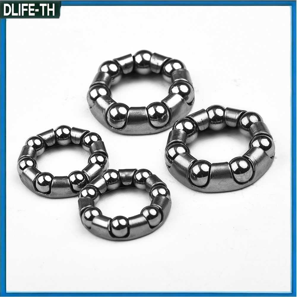 12.15 Bike Bicycle Full set Wheel Hub Bearings 3/16\" และ 1/4\" - หน้าและหลัง (คู่)