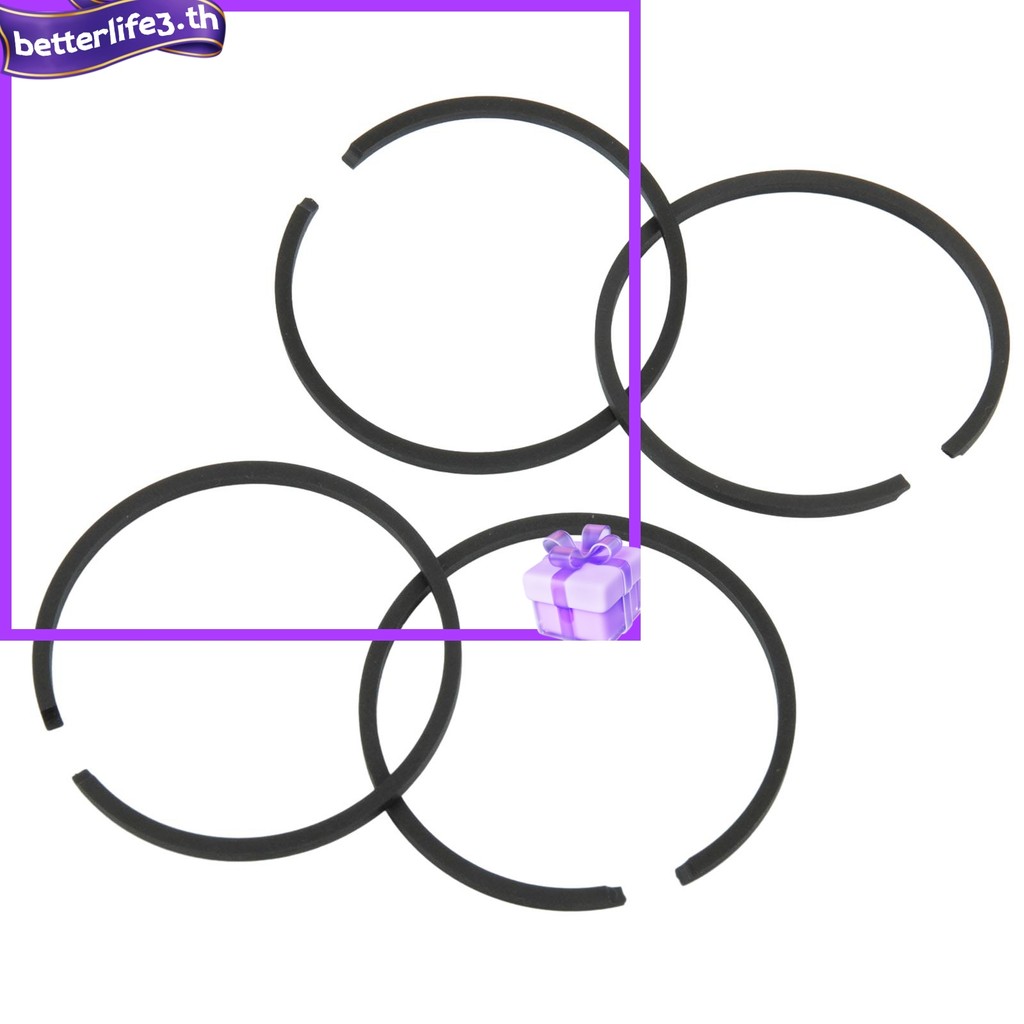 ⭐ดีที่สุด⭐แหวนลูกสูบ 4x สําหรับ Stihl FS45 FS75 FS80 FS85 34 มม. Bore เปลี่ยน #4137 034 3000
