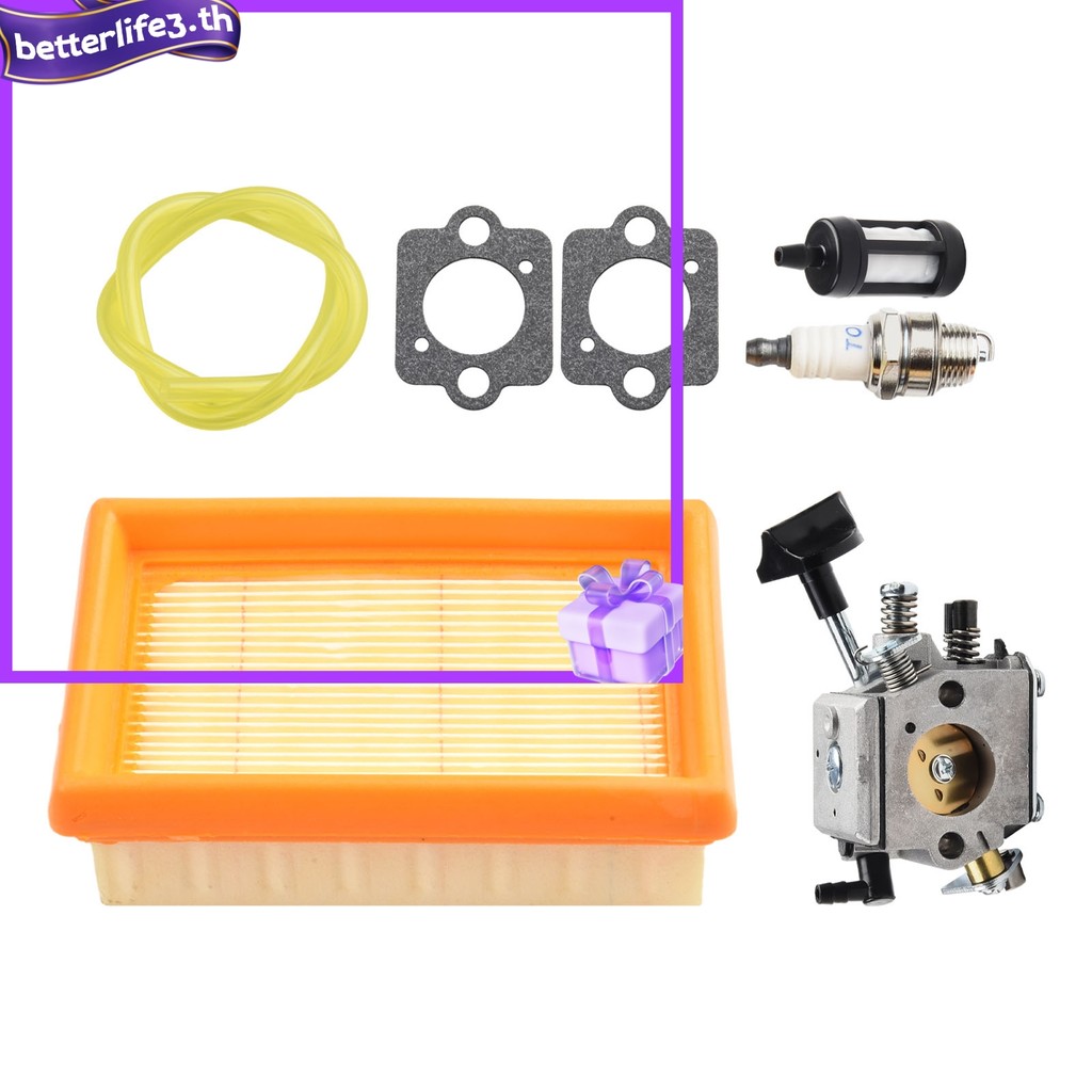 ⭐ดีที่สุด⭐คาร์บูเรเตอร์คาร์โบไฮเดรตสําหรับ Stihl SR320 SR340 SR380 SR400 SR420 Walbro HD-4A HD-4B HD