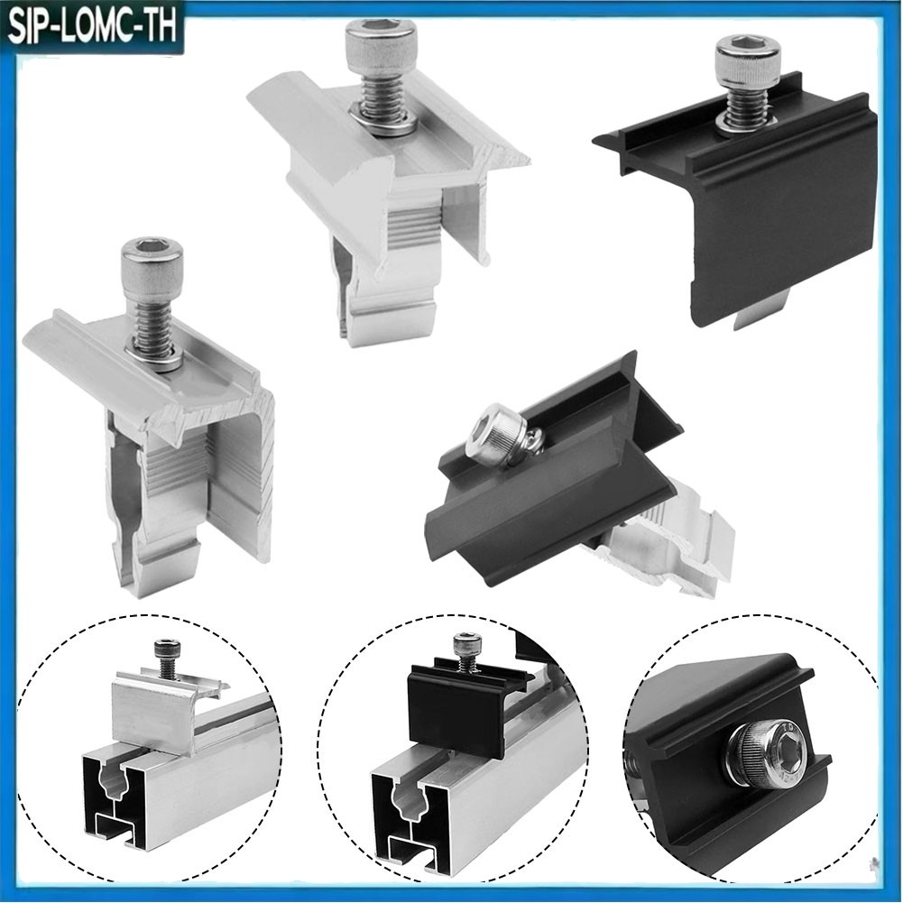 12.17 Solar Panel End Clamp Quick Solar Pv Module Fastening Clip Medle End Clamp