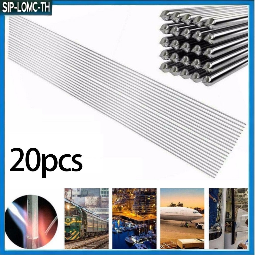 12.17 20pcs 1.6mm ER316L สแตนเลส TIG เชื่อม Rods 330mm ยาว