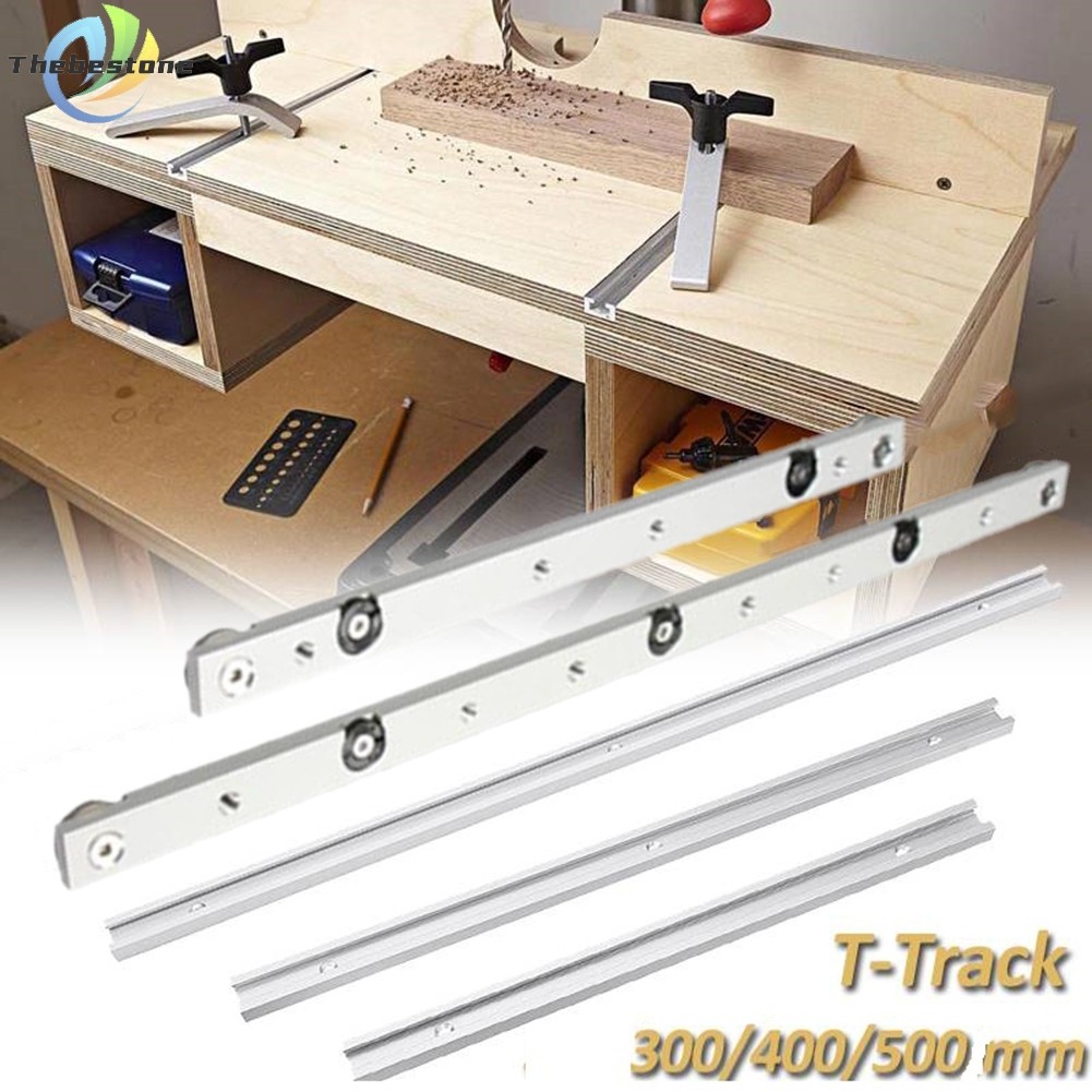 [THEBEST] อลูมิเนียมอัลลอยด์ T-tracks Slot Miter Track และ Miter Bar Slider Table Saw Miter