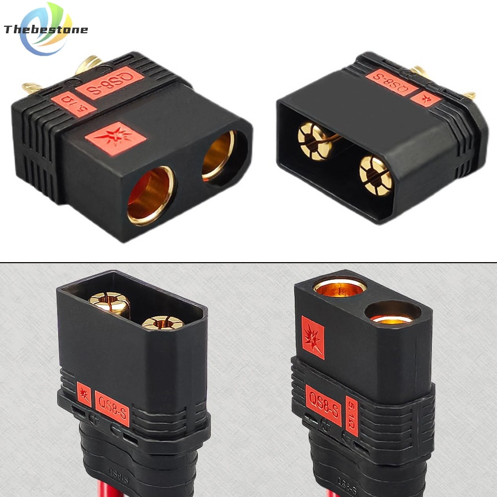 [THEBEST] QS8-S แบตเตอรี่ชาย/หญิง Anti-Static Connector เครื่องมือไฟฟ้าอะไหล่ทดแทน