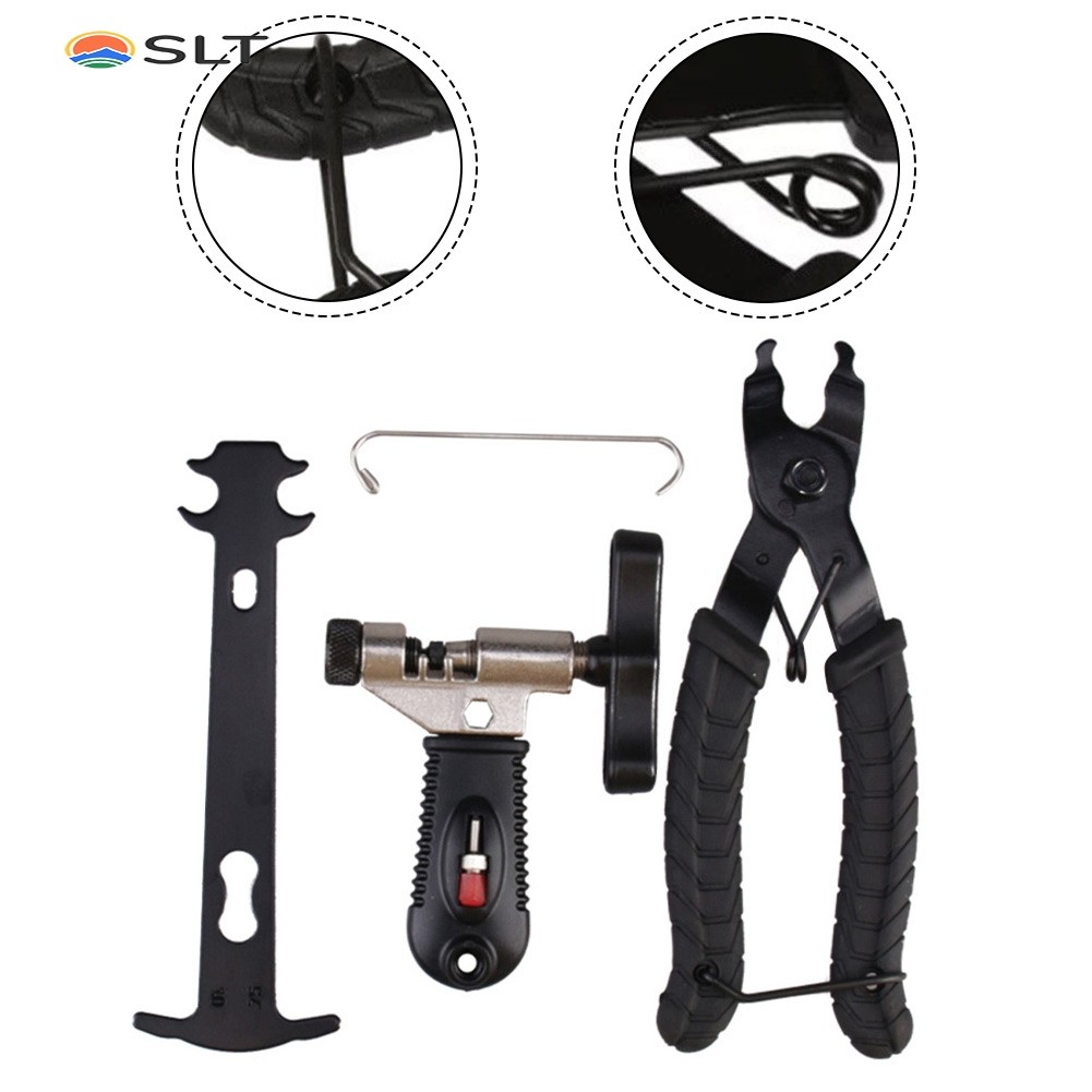 SLT HOT3x จักรยานเครื่องมือชุดซ่อมโซ่ Breaker Removal ชุดเครื่องมือพร้อม Plier สําหรับจักรยาน