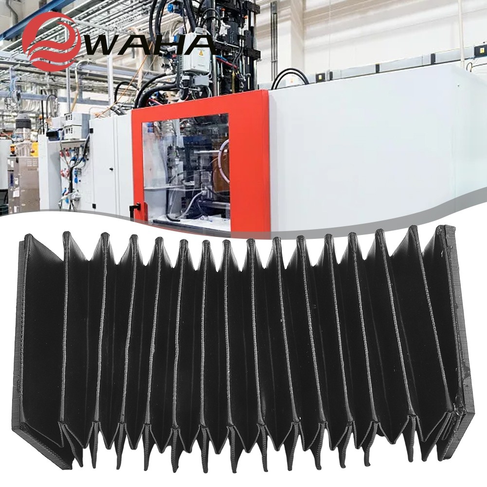 HGR20 Bellows รางนําเชิงเส้น CNC ฝาครอบกันฝุ่นผ้ายืดความยาว