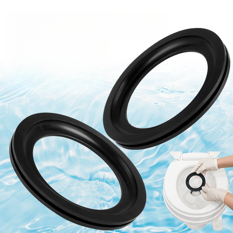 TH RV Toilet Seal Ring Replacement ยางสังเคราะห์สีดํา เหมาะสําหรับ 300 310 320