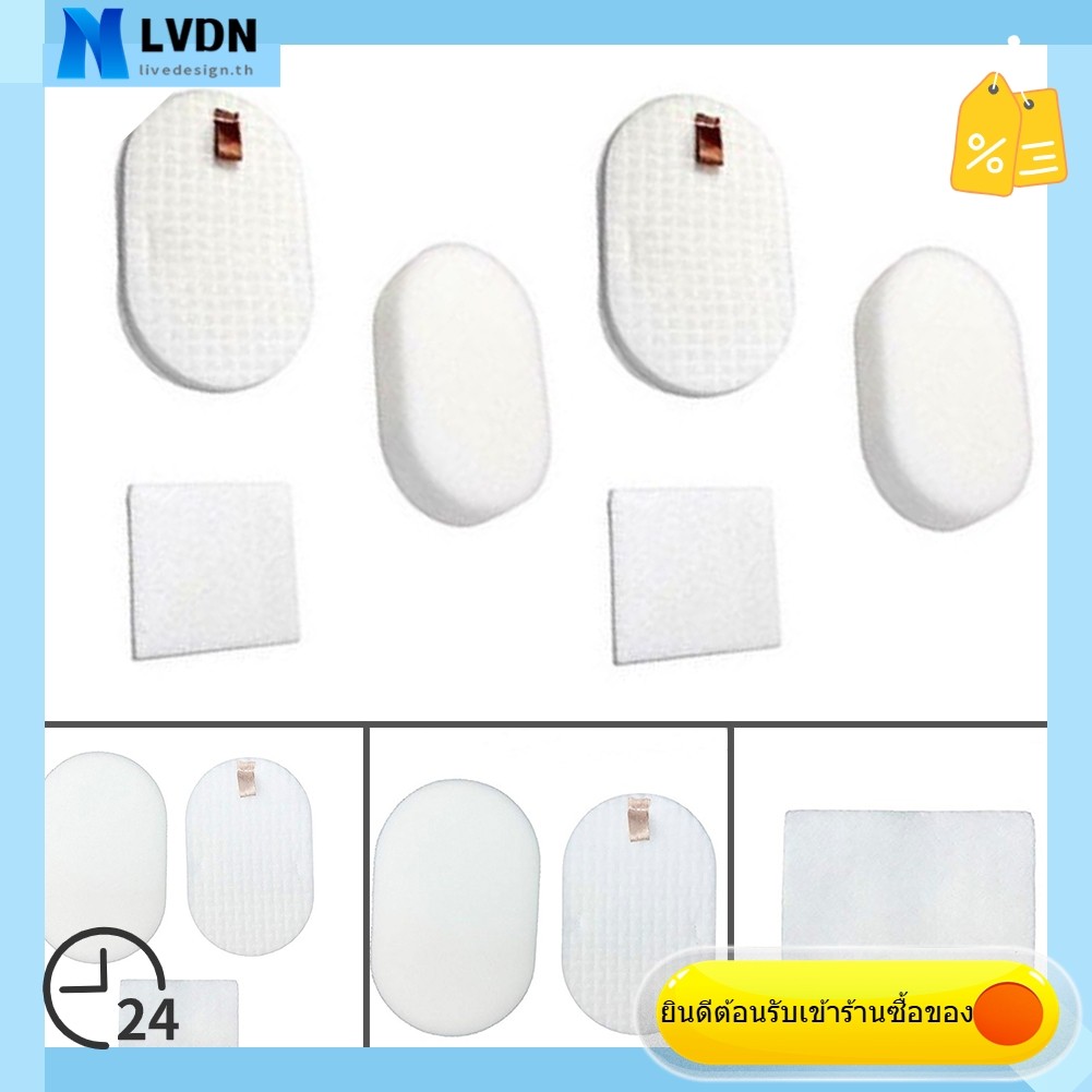 [LVDN] 2 ชุดโฟมสักหลาดสําหรับ Shark Powerheas XFFH400 AH400 AH401 AH452 AH452 AH452W