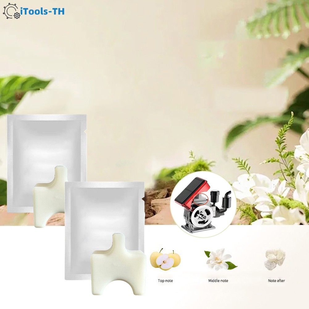 [iTools] Diffuser เครื่องฟอกอากาศในรถยนต์แบบหมุนได้พลังงานแสงอาทิตย์ แท็บเล็ตกลิ่นเครื่องยนต์จําลอง