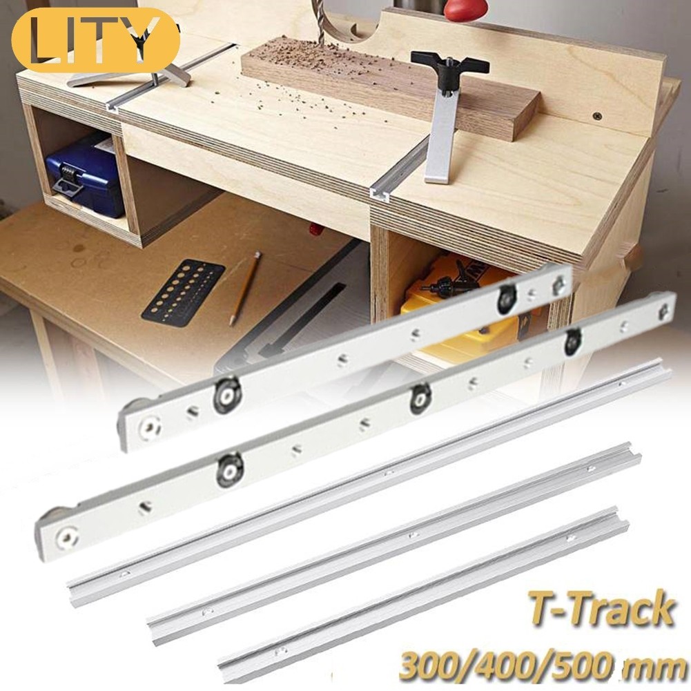 อลูมิเนียมอัลลอยด์ T-tracks Slot Miter Track และ Miter Bar Slider Table Saw Miter