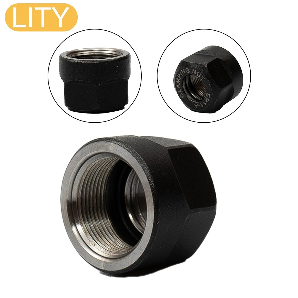 ER11 A Type Collet Clamping Nut สําหรับเครื่องกลึงหัวกัด ER Collet CNC Chuck