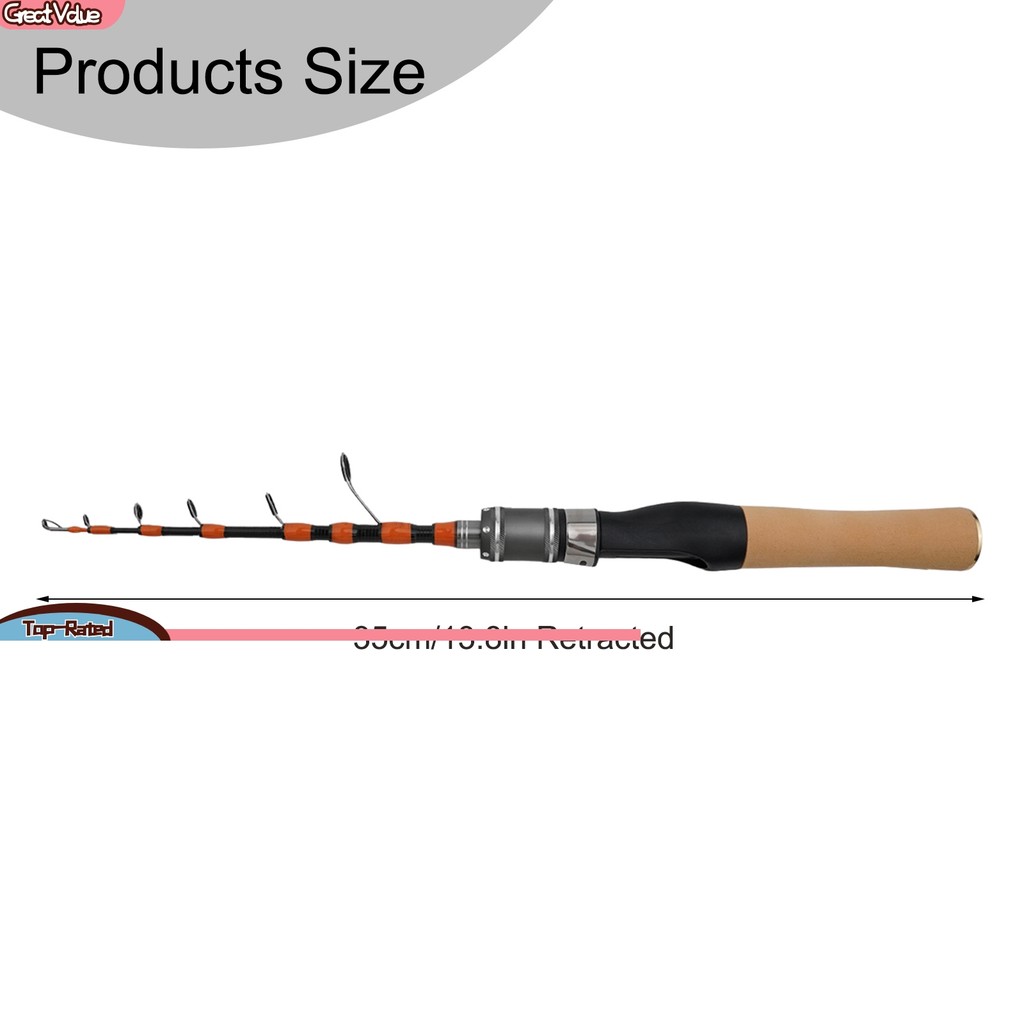 คันเบ็ดพกพา UL Horse Mouth น้ำหนัก 4-10lb แบบยืดหดได้