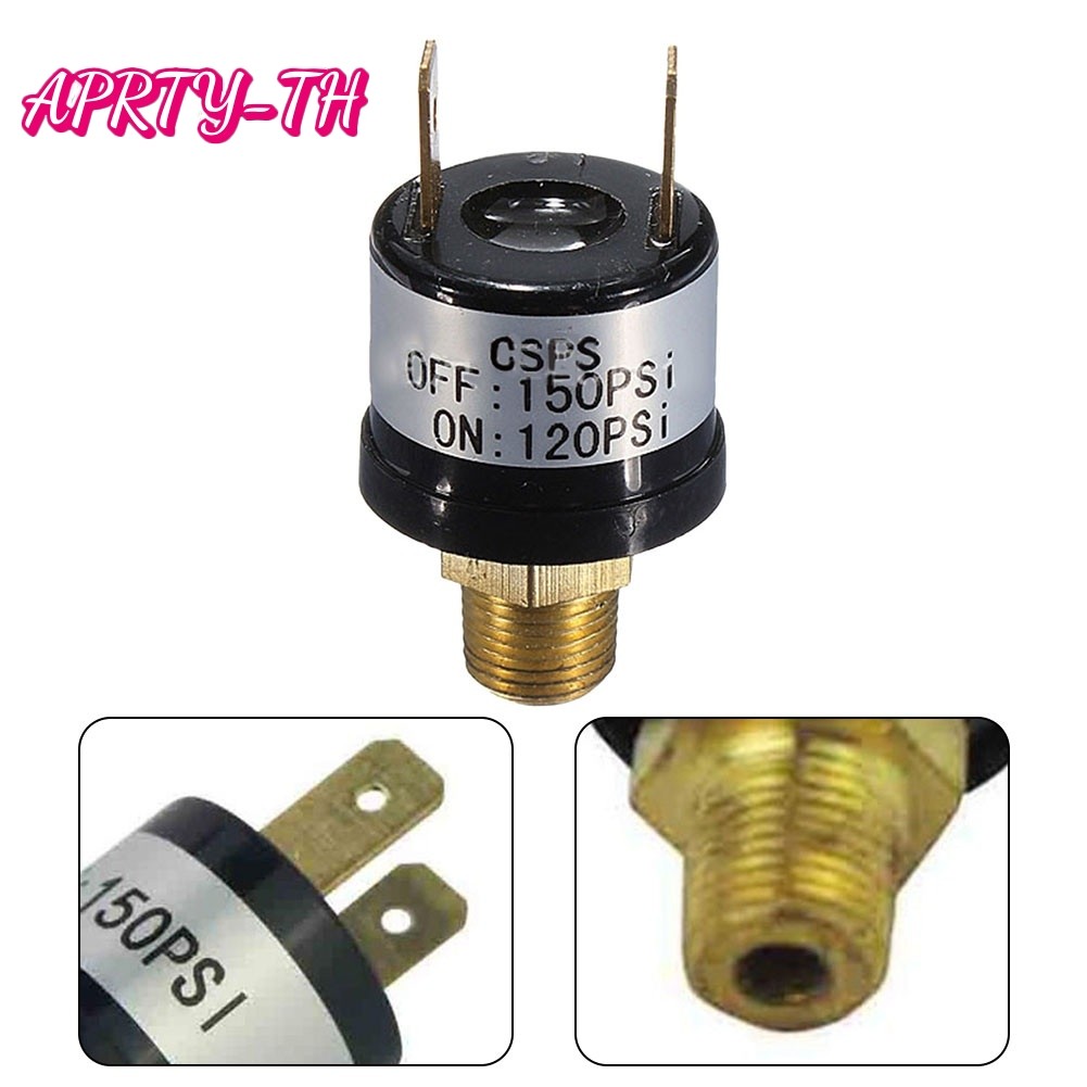 APRTY 70-100PSI/170-200PSI วาล์วสวิตช์ควบคุมแรงดันคอมเพรสเซอร์แอร์ Heavy Duty