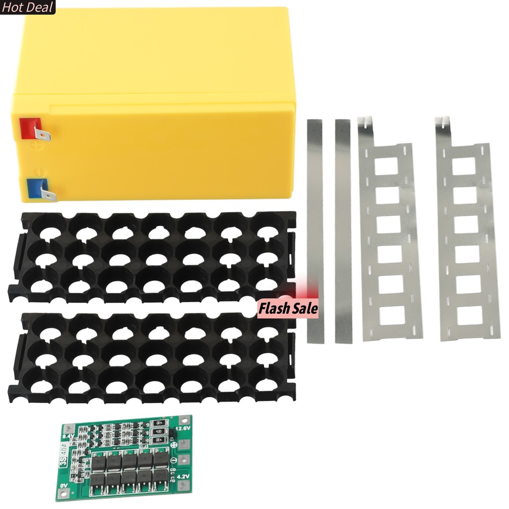 [CUST] 12V 7Ah Battery Case Holder Fit 18 650 Cells 3*7 Nickel Strip Storage Box