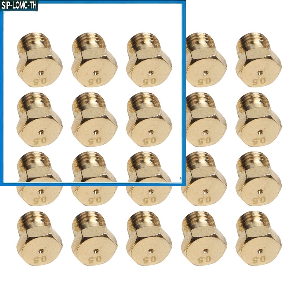 1.5 20x หัวฉีดโพรเพน Burner Orifice Kit สําหรับ LPG Burner หัวฉีดอะไหล่