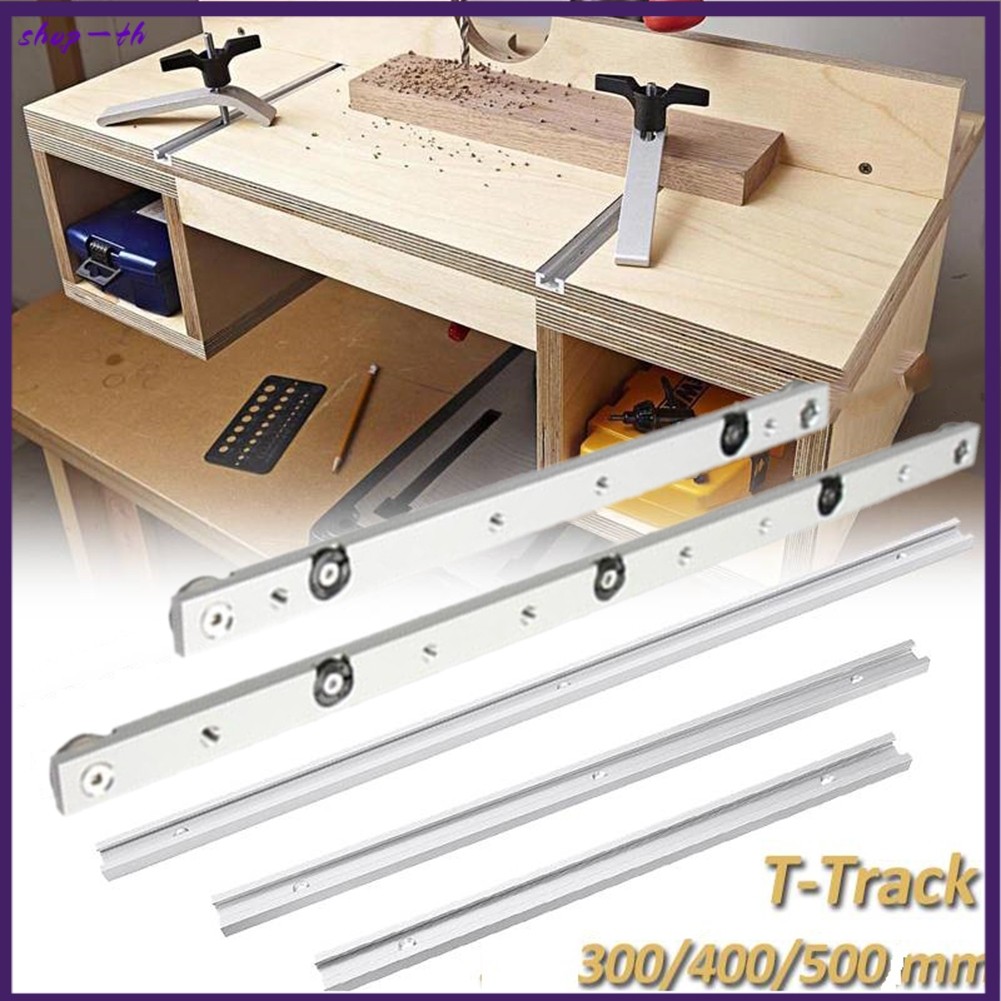 อลูมิเนียมอัลลอยด์ T-tracks Slot Miter Track และ Miter Bar Slider Table Saw Miter