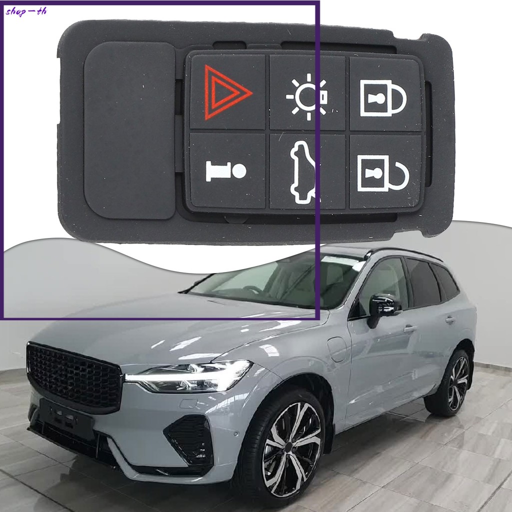 [RDYSHOP] ⭐  สต็อกพร้อม⭐ I26 ปุ่มยางรีโมทกุญแจรถสําหรับ XC60 XC70 V70 S60 S80