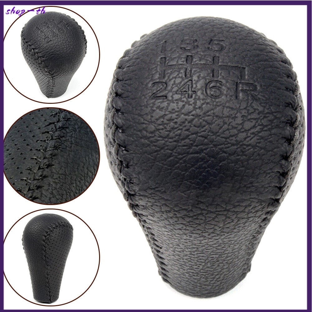 ⭐  สต็อกพร้อม⭐ I26 Speed Leather Gear Shift Knob สําหรับ Nissan สําหรับ Navara D40 สําหรับ Frontier 