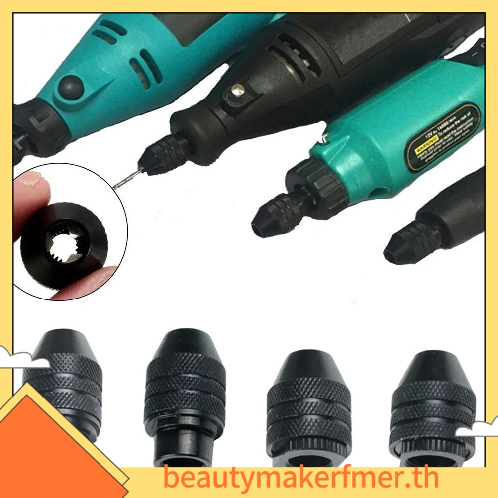 BUMKFM0.3-3.4 มม.Mini Multi Chuck Keyless Quick Change Three-Jaw เจาะ Chuck M7 M8x0.75