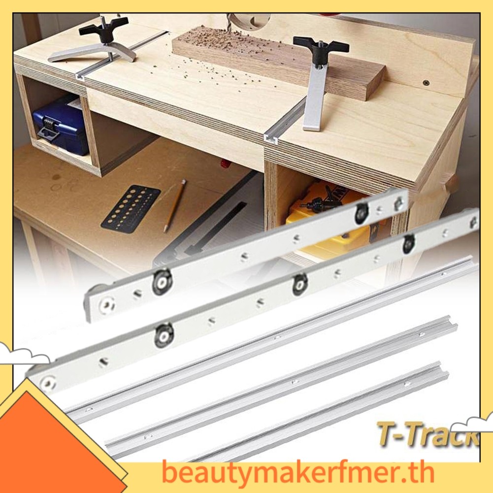 BUMKFMอลูมิเนียม T-tracks Slot Miter Track และ Miter Bar Slider Table Saw Miter