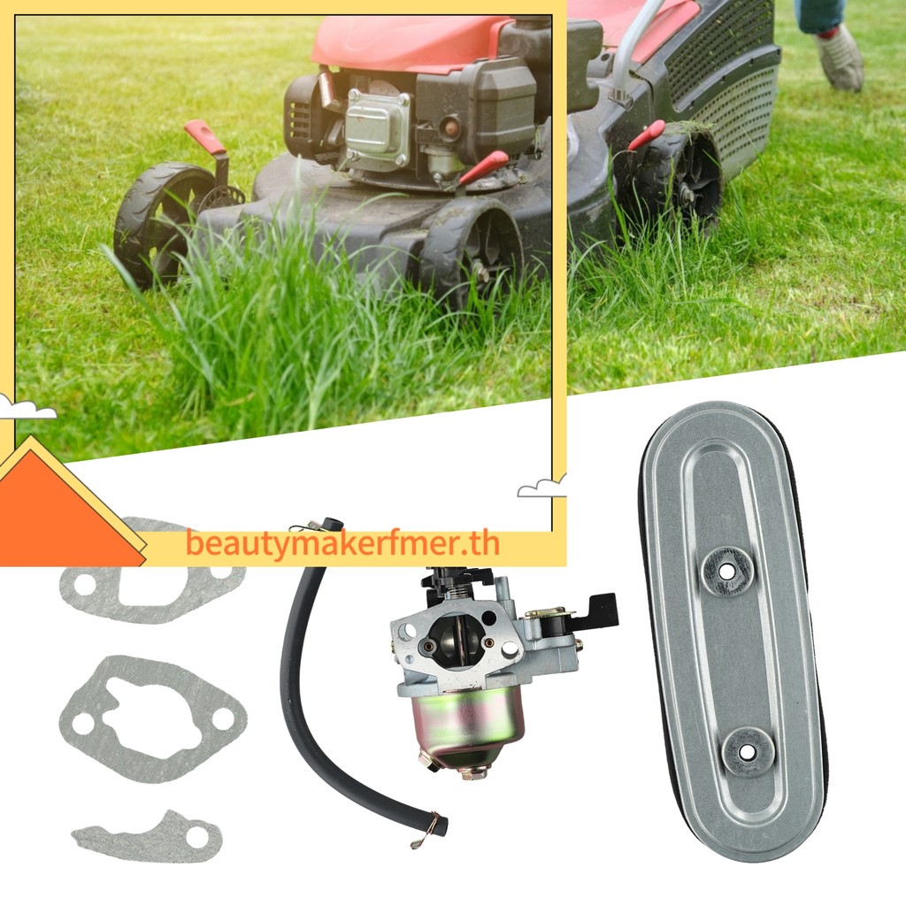 BUMKFM ชุดคาร์บูเรเตอร์สําหรับ Honda GXV120 GXV140 GXV160 HR194 HR195 HR214 HR215 HR216