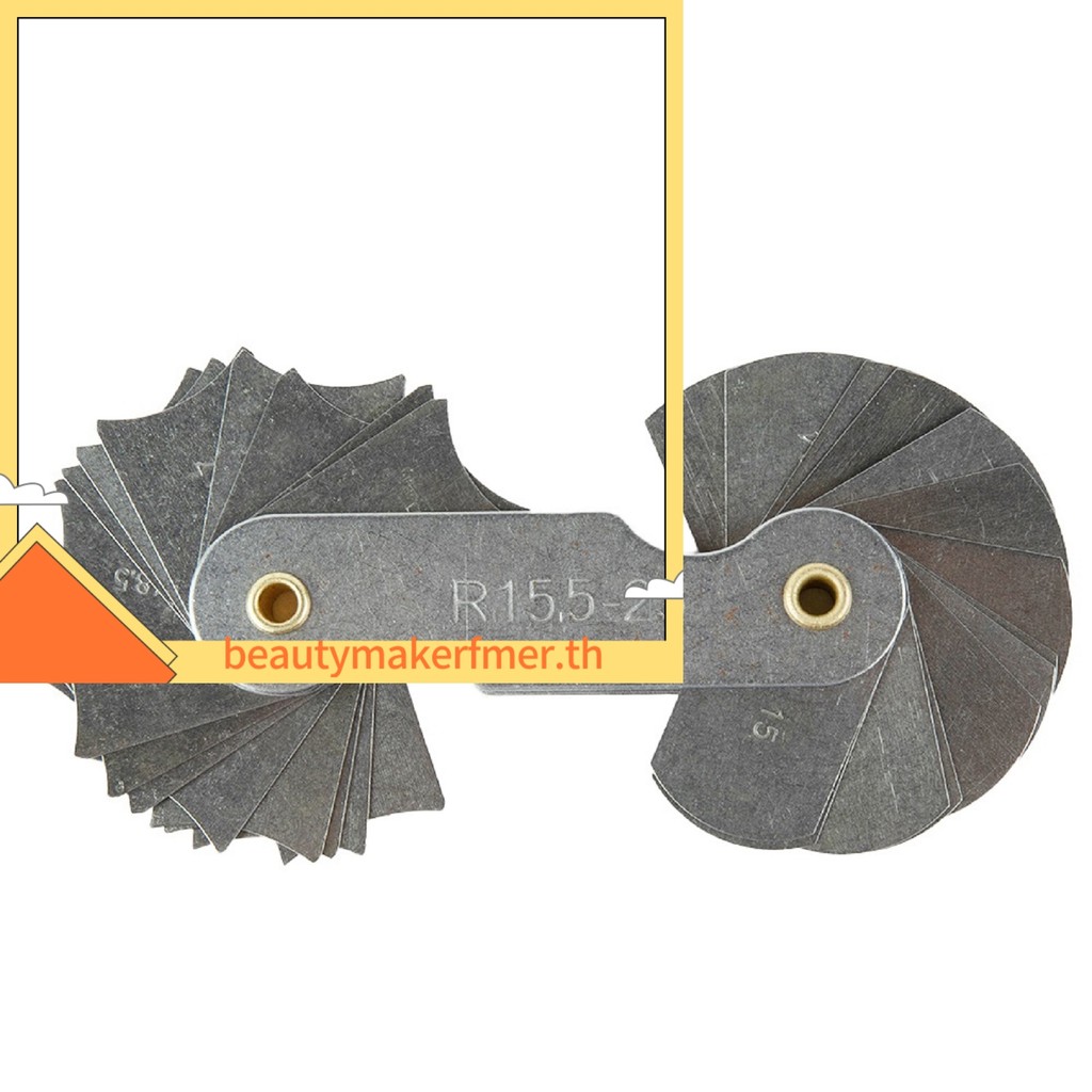 BUMKFM แม่แบบRadius R gauge Radius gauge เครื่องวัดเนื้อจาน เครื่องมือวัด