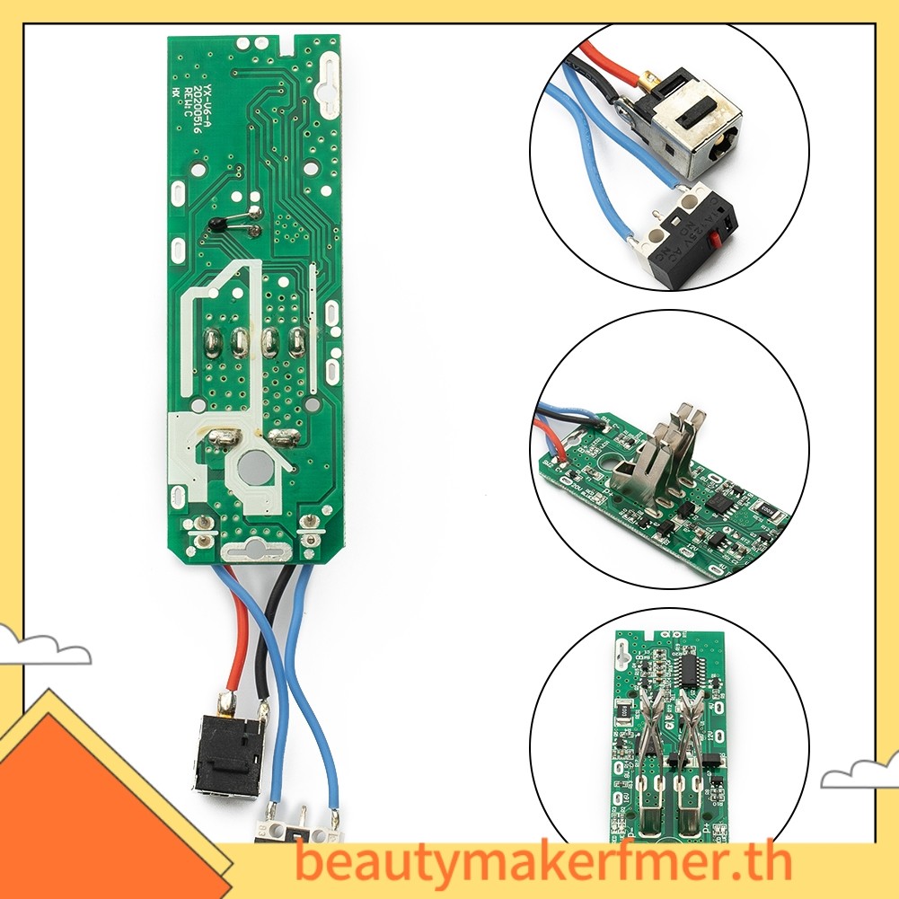 BUMKFM แบตเตอรี่ลิเธียมไอออนชาร์จ PCB ป้องกันแผงวงจรสําหรับ Dyson 21.6V V6 V7 D7G1