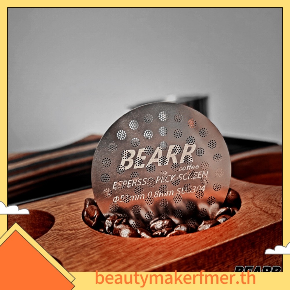 BUMKFMEspresso Puck Screen 0.8MM Coffee Filter Screen 51 53 58mmfor Portafilter Basket