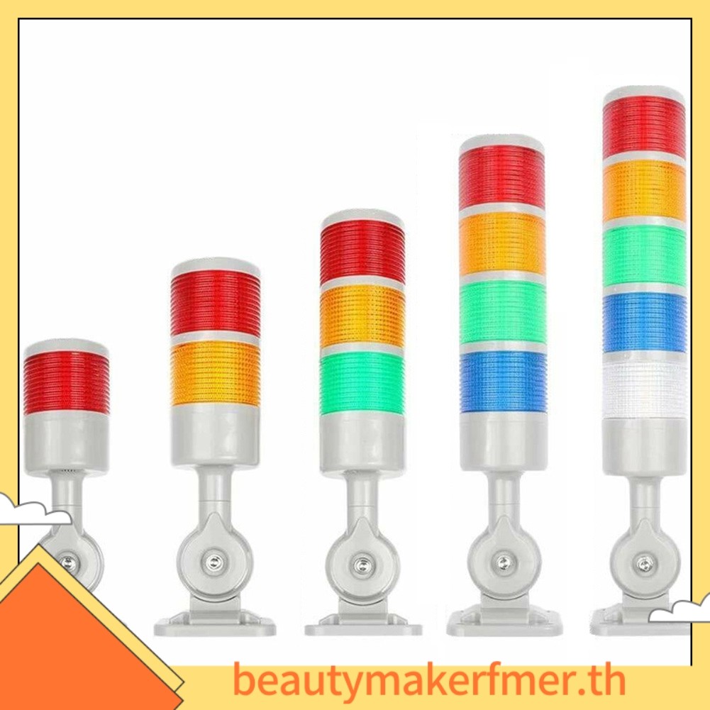 BUMKFM12V Led Signal Tower Stack Lights โคมไฟคอลัมน์ Andon ไฟพร้อมฐานหมุนได้
