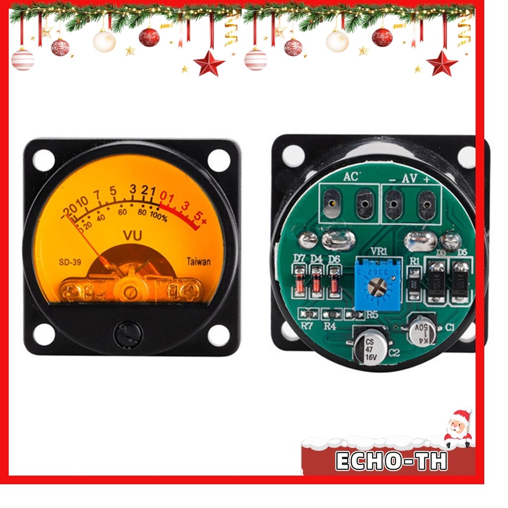 ECHO35MM Analog VU Meter วิทยุแผงชุด Backlit พร้อม VU Driver Board