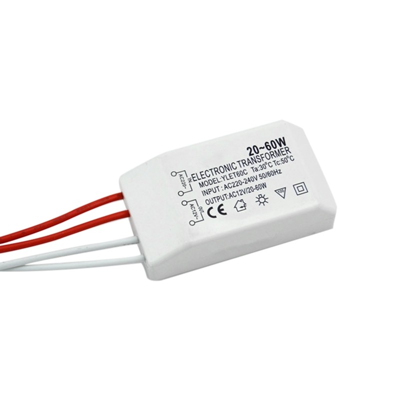 ECHO20-60W 220V To AC12V LED Lamp Light Electronic Transformer Adapter คุณภาพ