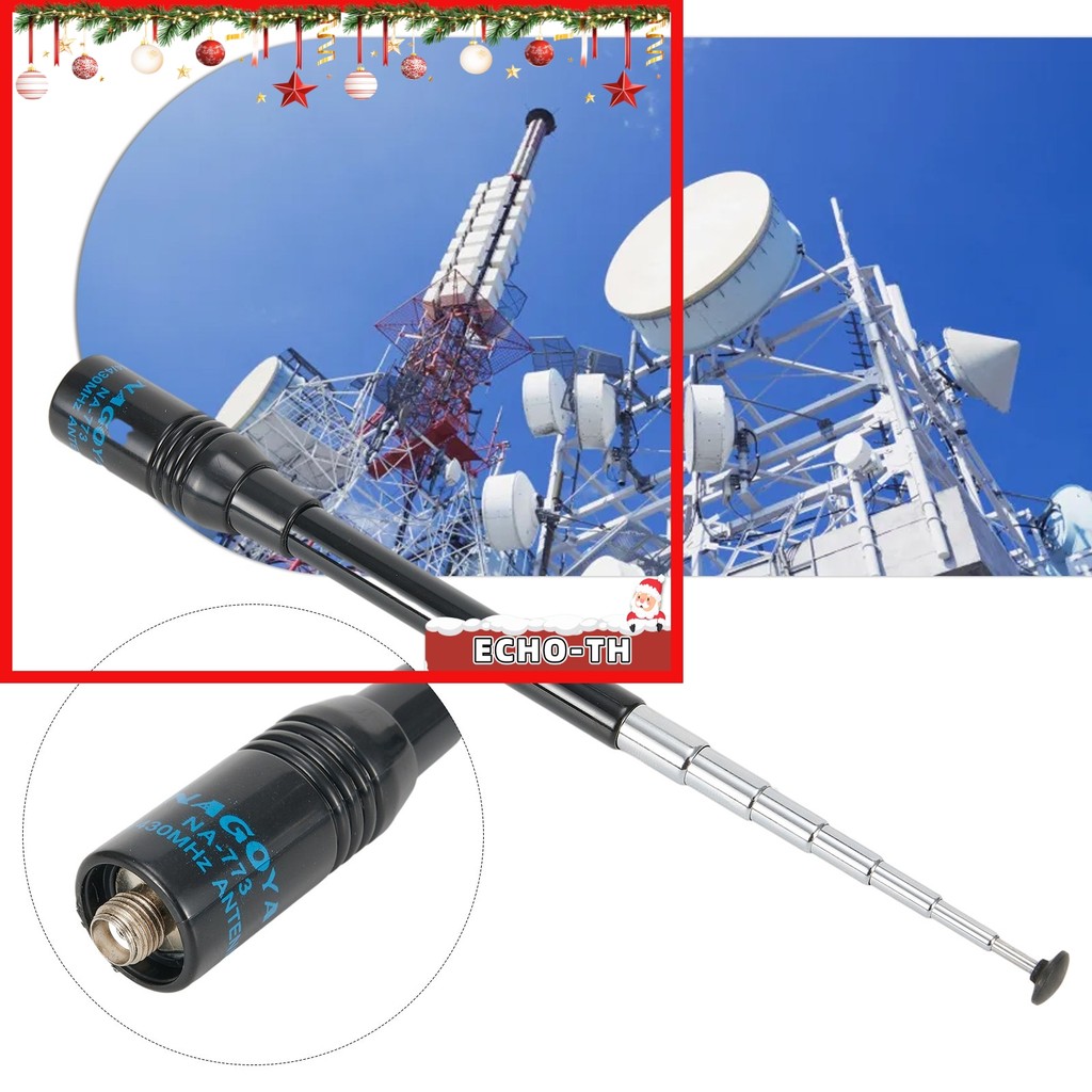 ECHOBlack NA-773 สําหรับ SMA-เสาอากาศหญิงสําหรับ Baofeng -5R -B5 82 BF-888s วิทยุ