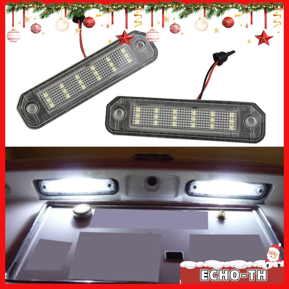 ECHOLED สีขาวป้ายทะเบียนสําหรับ Honda Civic EJ EM EK9 EK4 Del Sol 92-00