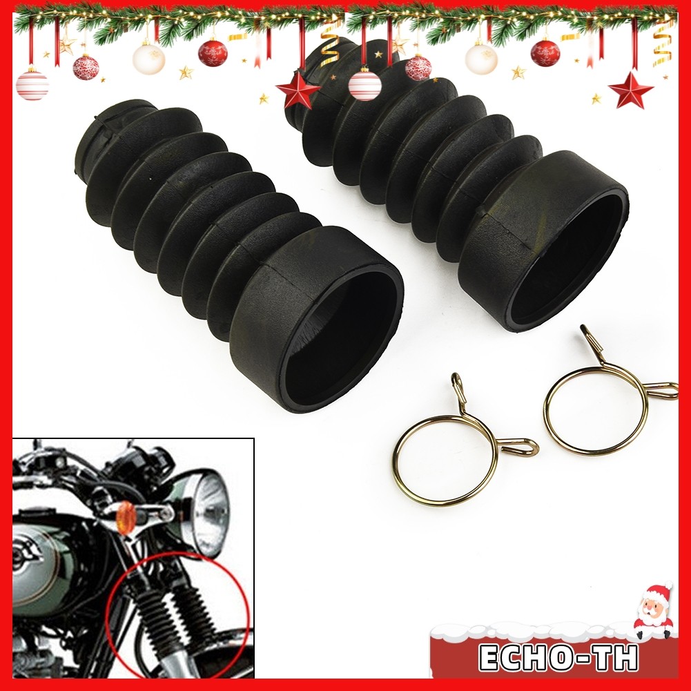 ECHOMotorcycle Rubber Front Fork Gaiters Cover Gaiters Boots For Motorcycle