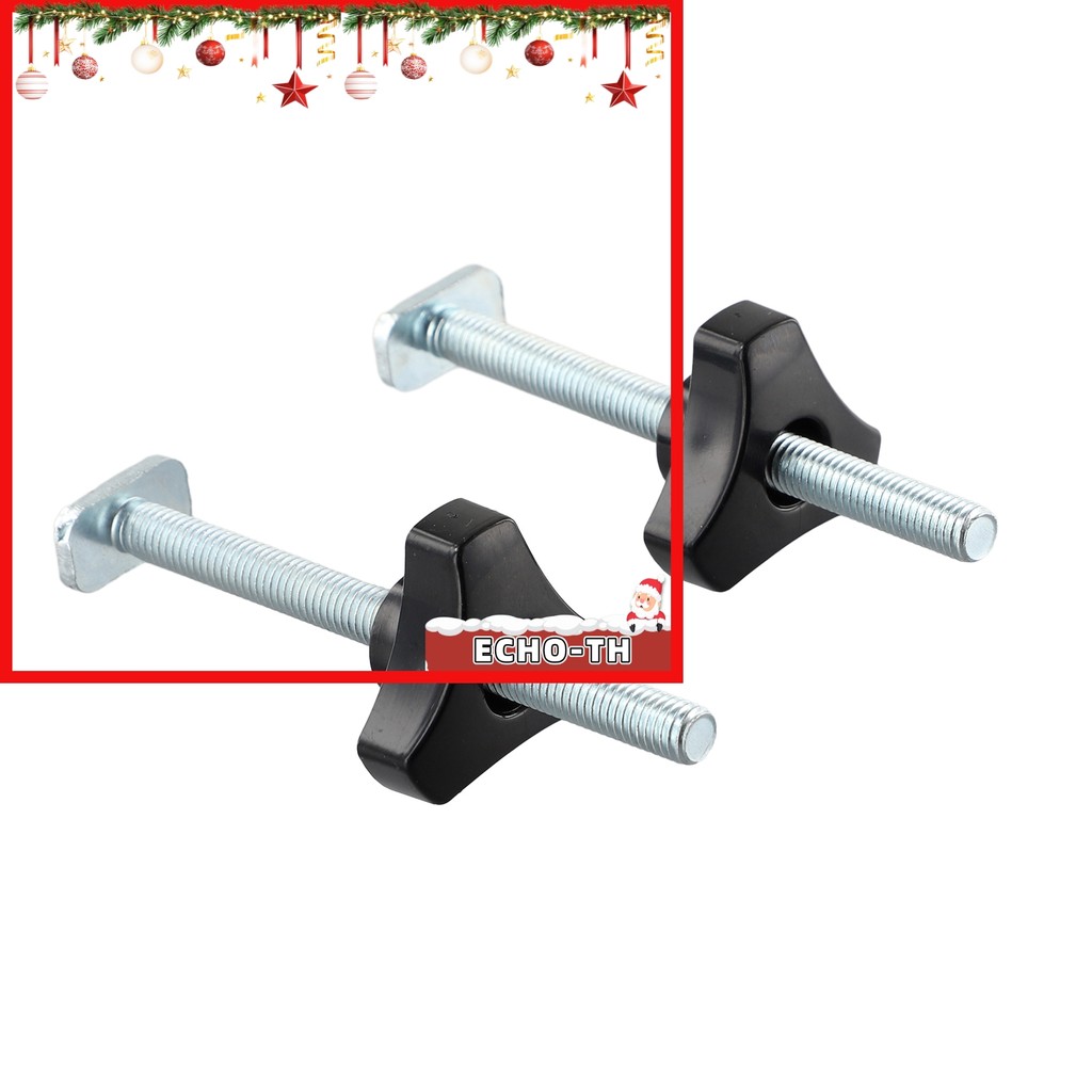 ECHO2 ชุด M8 T-Track Bolts ลูกบิด T Slot Bolts และ Knobs Clamps สําหรับงานไม้ Jigs