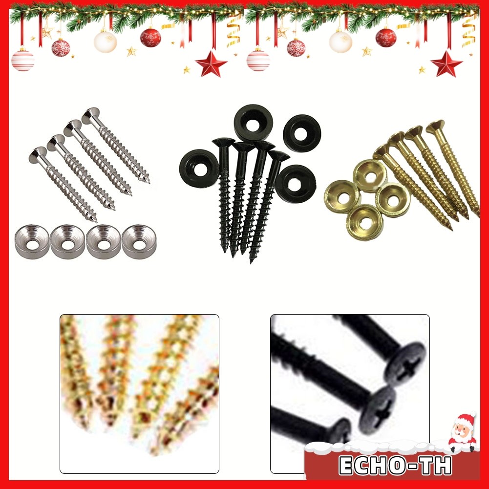 ECHO สกรูยึดคอกีต้าร์และชุดบูชสําหรับกีตาร์ไฟฟ้า